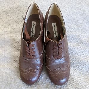 American Eagle heeled booties 8W